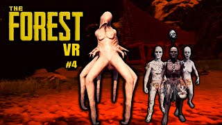 Battling a HORRIFIC MONSTER in THE FOREST! (The Forest VR | Part 4 | Urdu/Hindi)