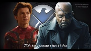 Nick Fury recruta Peter Parker | Homem Aranha Longe de Casa - Fã Dublado HD (2019)