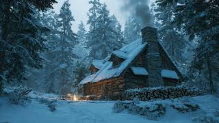 Cozy Christmas Cabin 🎄 Medieval Music for Sleep, Focus & Healing (1 Hour)