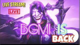 BGMI IS BACK 🔥 | BGMI LIVE