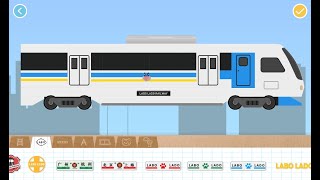 Membuat KRL Sumatera Selatan - Labo Brick Train