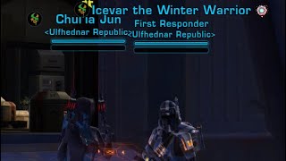 SWTOR Icevar meets a bumbling private
