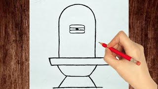 Shivling Pencil Drawing Step by Step || Easy Shivling Drawing for beginners || Mahashivratri drawing