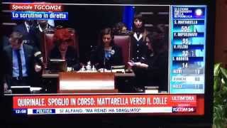 Sergio Mattarella presidente della Repubblica