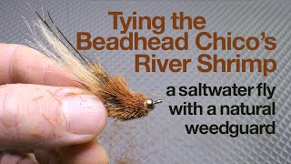 Tying the Beadhead Chico's River Shrimp for Redfish and Other Saltwater Fish.