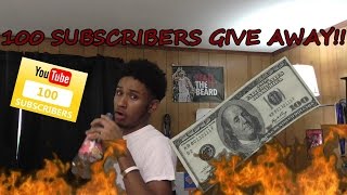 WE DID IT!! 100 SUBS + REAL GIVE AWAY!!! Enter for chance to win!