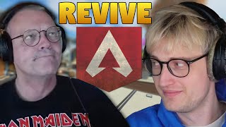 MANDE DAD IS REVIVNG APEX LEGENDS