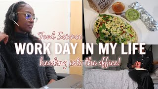 Food Scientist | WORK VLOG: office day, food regulation project, meeting new people + real life