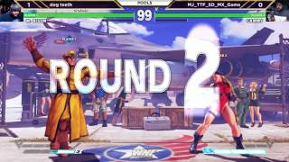 WNF 2017 SFV - dog teeth (M. Bison) vs Gama (Cammy)