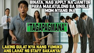 BINATA, NAG APPLY NA JANITOR PARA MAKATULONG SA SINGLE MOM NYANG INALAKING GULAT NYA NANG YUMUKO ANG
