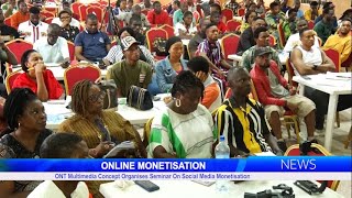 ONT Multimedia Concept Organises Seminar On Social Media Monetisation