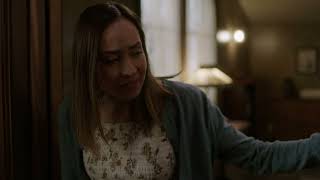 (Supernatural season 12 - Kelly Kline pregnant belly scenes) 