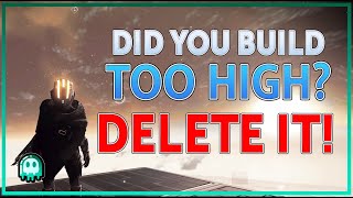 Build TOO HIGH? Delete it! | No Man's Sky | Omega #nomanssky #nms #nomansskyomega