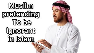 Muslim Pretending That He Doesn’t Know Anything About Islam So That He Can Deny Everything CP Says 