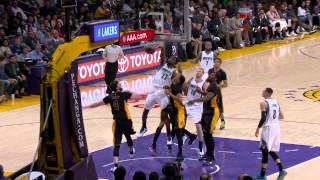Andrew Wiggins Steals and Soars Over the Lakers for the Jam