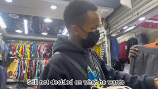 Took Kabugi shopping in Eastleigh..Semeni kuchoka!!😭😭😭