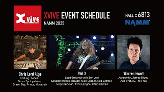 NAMM 2025 Event Schedule | Xvive HALL C 6813