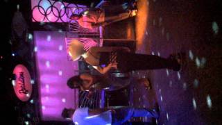 Crazy lady dancing at a club in Myrtle Beach