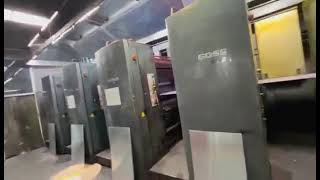 2012 Goss M600A Web Offset Press – 4-Unit, 16-Page Press with JF48 Combination Folder