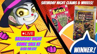 🚨Saturday Night Comic Claims & Wheels! Live Sale 8:30PM EST🚨