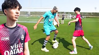 Tota & Ray Practice For The MATCH FOR HOPE in Qatar! 🇶🇦