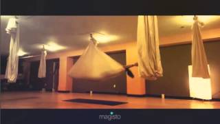 Relax in Flying Savasana - Aerial Yoga Victoria, BC
