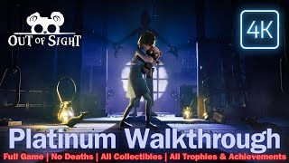 OUT OF SIGHT 100% Walkthrough Full Game I All Collectibles, Achievements & More