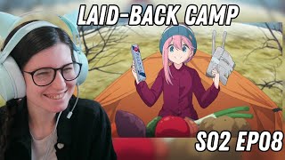 Laid-Back Camp Season 2 Episode 8 Reaction | Solo Camping Adventures!