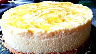 No bake mango cheesecake recipe #eidrecipe