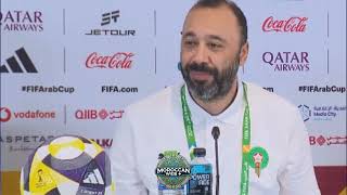 اللقاء الإعلامي لمدرب المغرب طارق السكيتيوي قبل مباراة الأردن