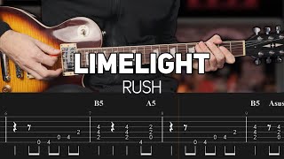 Rush - Limelight (Guitar lesson with TAB)