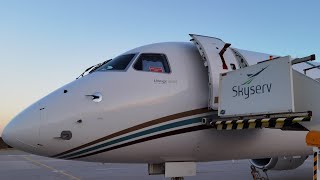 E190 Lineage private Jet GVA to ATH