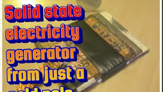 Solid State Heat Energy device without a cold pole