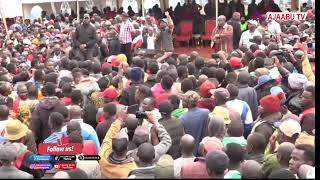 ''SISI HATUTAKOSANA NA FRED MATIANG'I,'' KALONZO MUSYOKA ASSURES NYAMIRA RESIDENTS!