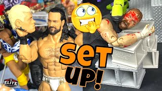 INSANE HORROR WWE FIGURE SET UP!