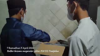 Buka bersama masyarakat sekitar IDN BS Pamijahan RT 6 Desa Gunung Sari Kec Pamijahan Bogor