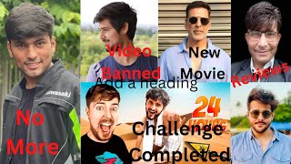 Skylord is no more,Dhruv Rathee video banned,Akshay kumar's new movie, krk quit #mrbeast #news