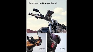 1-Second Auto Lock Phone Holder for Bikes? JOYROOM Handlebar Mount Review