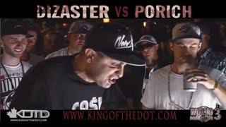 KOTD - Rap Battle - poRICH vs Dizaster (Title Match) | #WD3