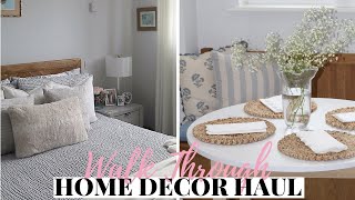 JOHN LEWIS, CHARITY SHOP & DUNELM HAUL | WALK THROUGH NEW BUILD HOME DECOR HAUL | KITCHEN, BEDROOM 🏡