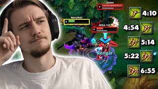 When Rengar gets FULL STACKS IN 7 MINUTES (Lobby admin)