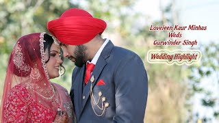 Loveleen Weds Gurwinder Wedding Highlight 2023 Dashmesh Studio M.9815442749