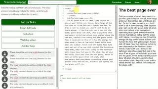 [27] Define the Head and Body of an HTML Document