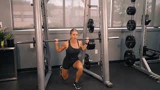 Reverse Lunge Hold with Pulse SM