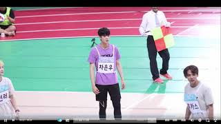 Cha Eun Woo Cut - 2018 Idol Sports Day Football Game 車銀優2018偶像運動會足球片段