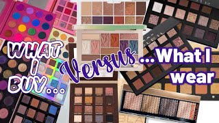 Finding Patterns in My Eyeshadow Palette Style | Vlogmas 2022