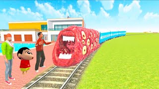 🕺Shinchan Ride 🎃Horror Train eater Train 🚂 In Indian Theft Auto Simulator Game