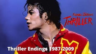 Michael Jackson  - Thriller Endings Evolution 1987 - 2009