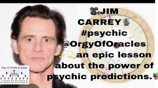 🎥JIM CARREY🎙 #psychic @OrgyOfOracles