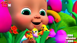 Chirp, Chirp, Chirp! Playing with Garden Birds! - Happy Garden Adventures! | Kids Rhymes Compilation
